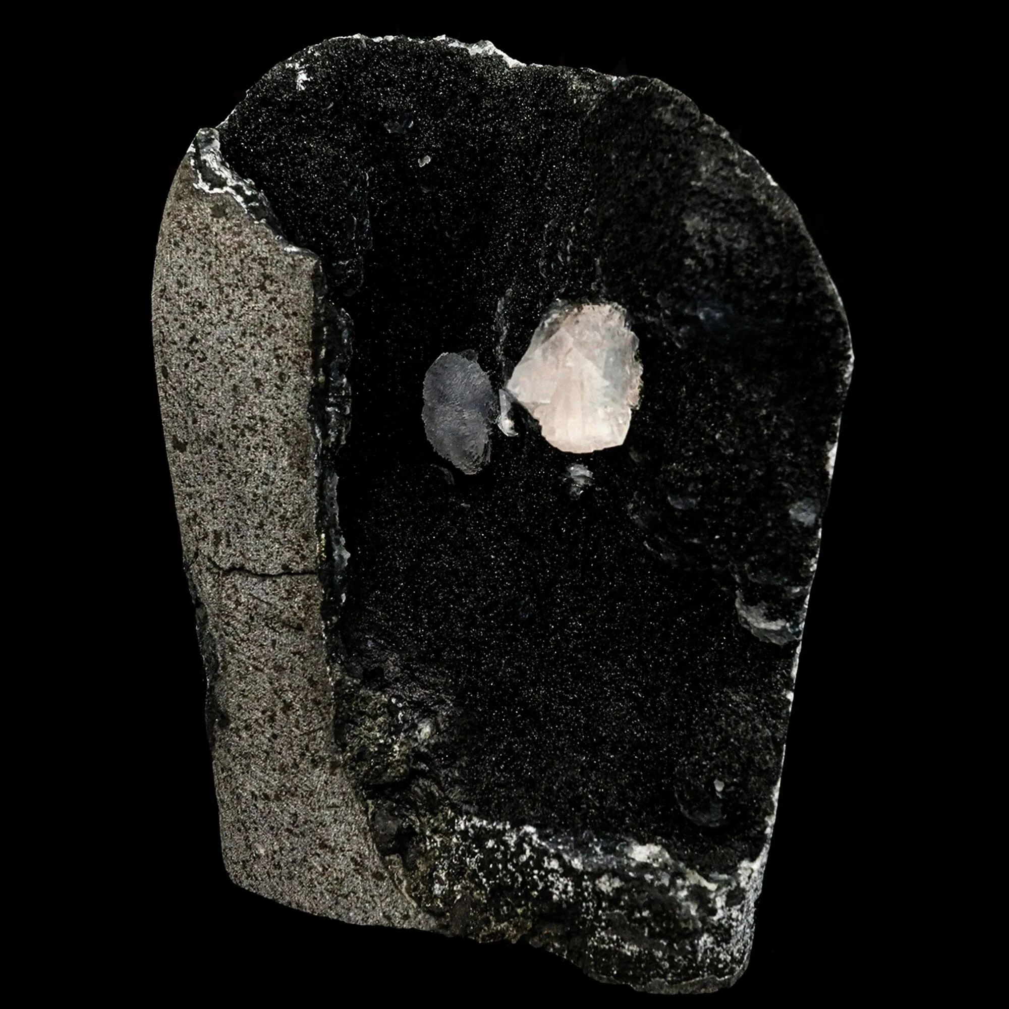 Epi-Stilbite & Heulandite in Julgoldite geode Rare Find Free Standing Natural Mineral Specimen - image 3