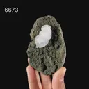 Epi-Stilbite in Julgoldite geode Rare Find Natural Mineral Specimen - image 6