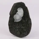 Epi-Stilbite in Julgoldite geode Rare Find Natural Mineral Specimen - image 1