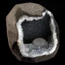 Epi-Stilbite Inside MM Quartz Geode Natural Mineral Specimen - image 5