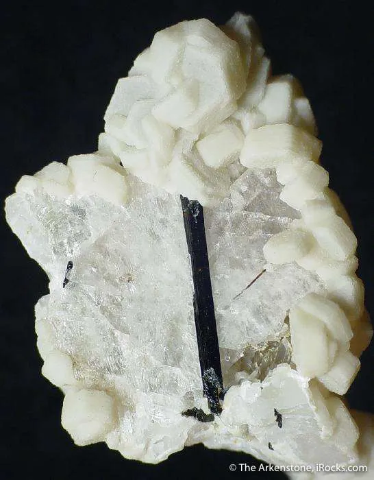 Epididymite on Albite With Aegirine image