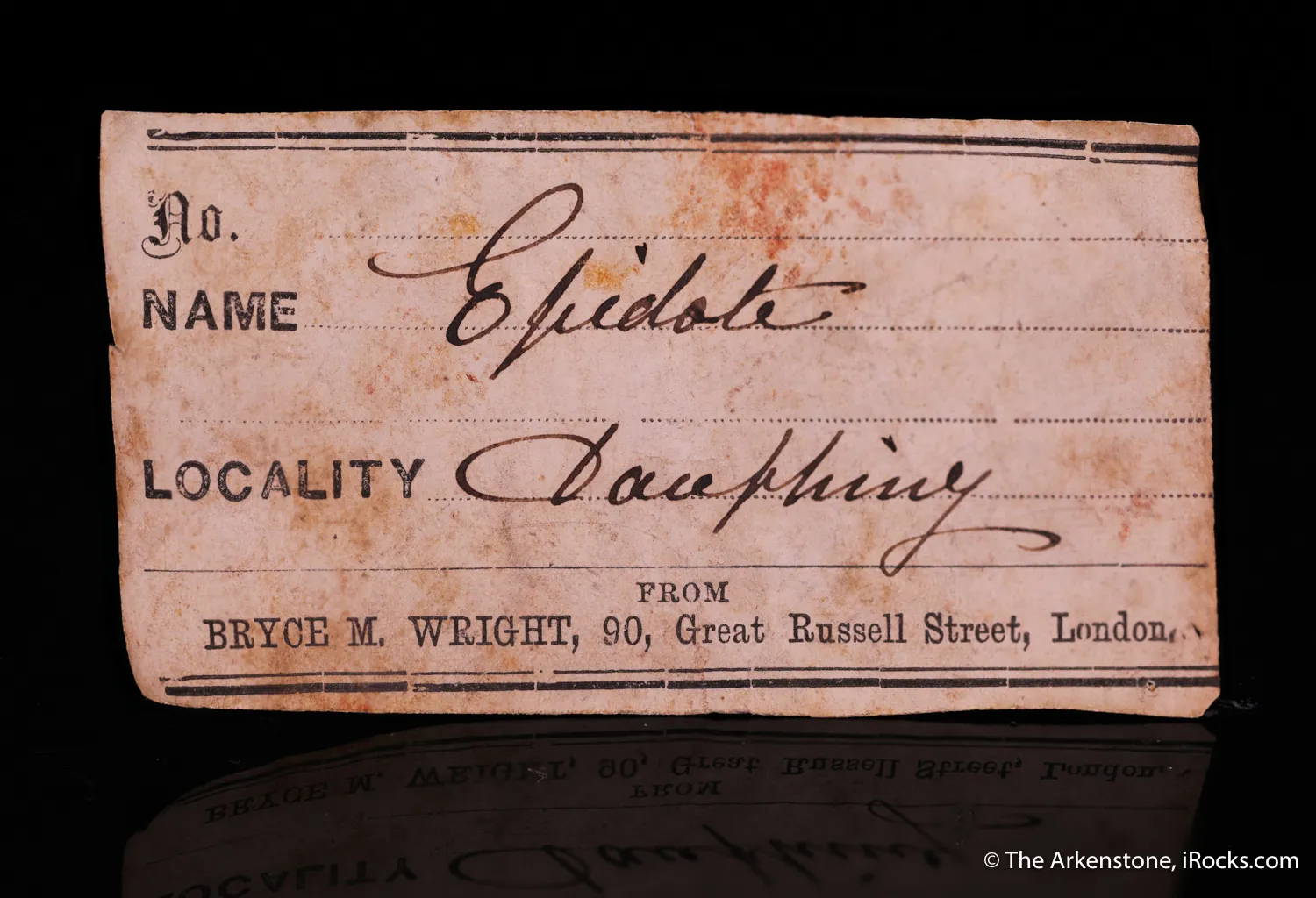 Epidote (circa mid-1800s) - image 4