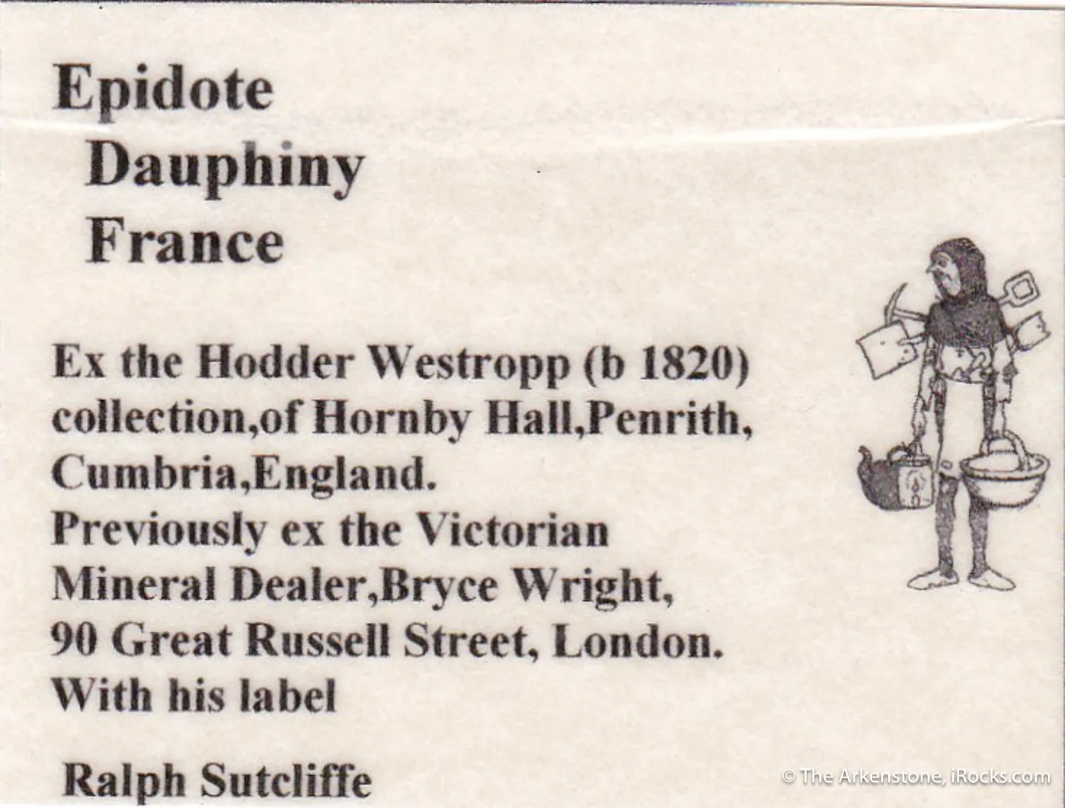 Epidote (circa mid-1800s) - image 5