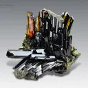 Epidote Cluster from Tormiq Valley Pakistan - image 1