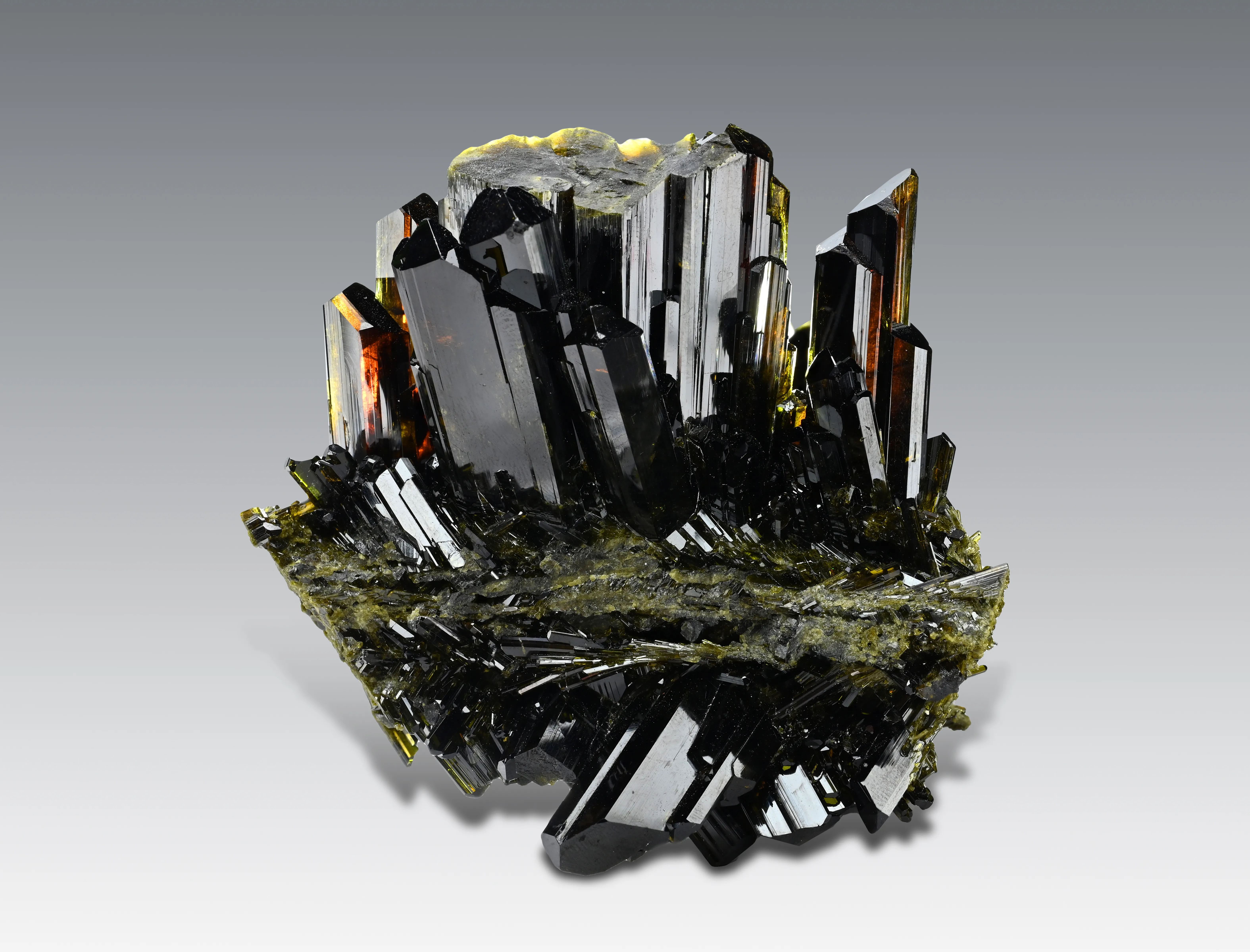 Epidote Cluster from Tormiq Valley Pakistan - image 4