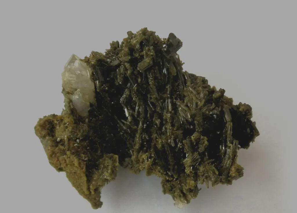 Épidote from France, Auvergne-Rhône-Alpes, Isère, Grenoble, Vizille