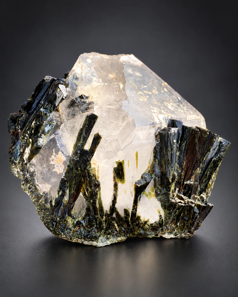 Epidote from Skardu District, Gilgit-Baltistan, Pakistan image