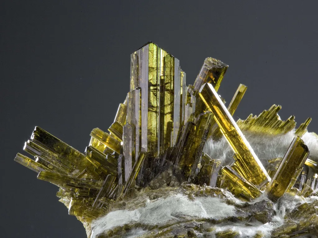 Epidote on Byssolite - image 6