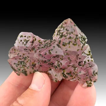 Epidote on Quartz
