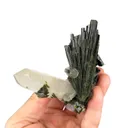 Epidote on Quartz - image 2
