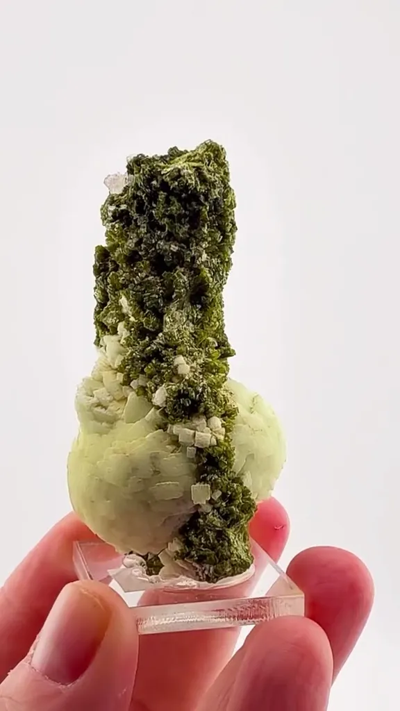Epidote + Prehnite — MOROCCAN PERFECTION image