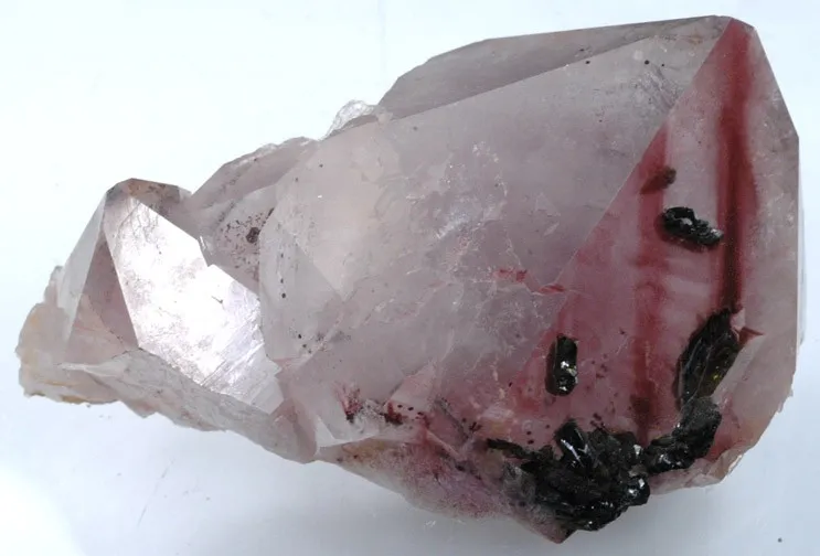 Epidote, Quartz (Var: Amethyst) image