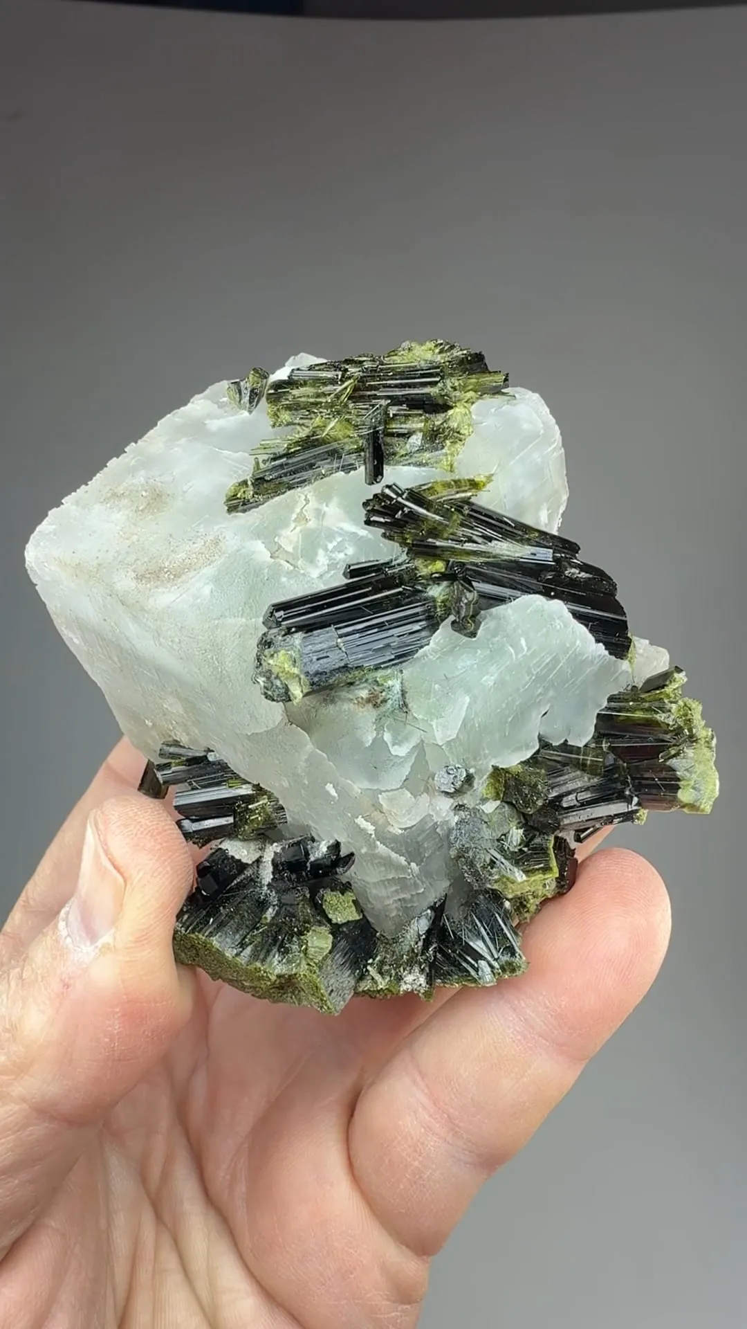 Epidote with Actinolite, Calcite - image 2