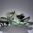Epidote with Actinolite var. BYSSOLITE - image 1