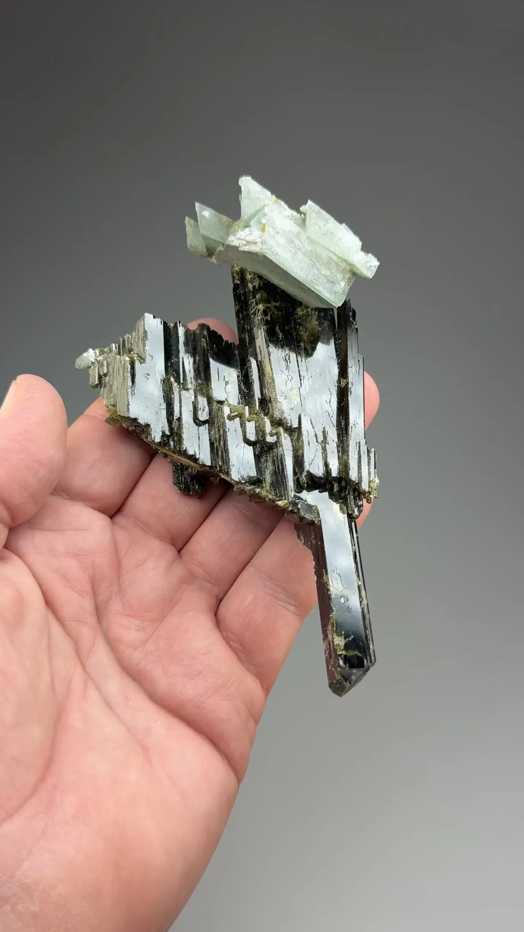 Epidote with Adularia, Chlorite - image 2