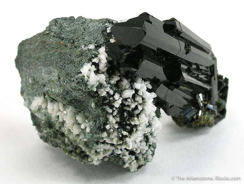 Epidote With Byssolite and Dolomite - image 2