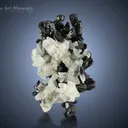 Epidote with Calcite from Baluchistan Pakistan - image 1