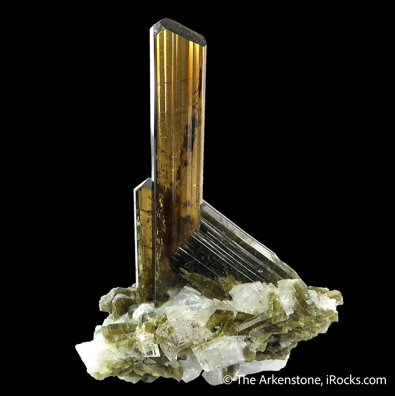 Epidote with Orthoclase var. Adularia - image 1