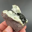 Epidote with Prehnite, Quartz - image 1