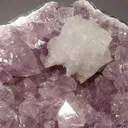 Epistilbite, Quartz (Var: Amethyst) - image 2