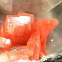 Epistilbite With Heulandite in Quartz Geode - image 2