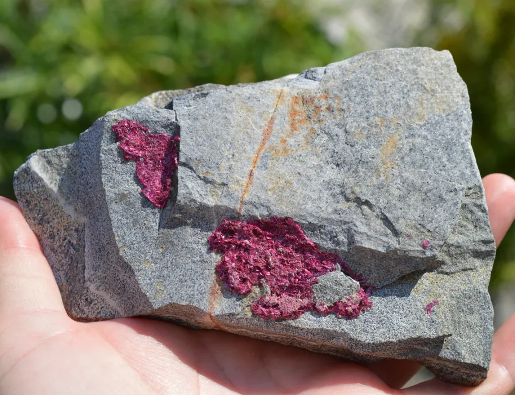 Erythrite - 686 grams - Mount Cobalt Mine, Selwyn District, Cloncurry Shire, Queensland, Australia - image 5