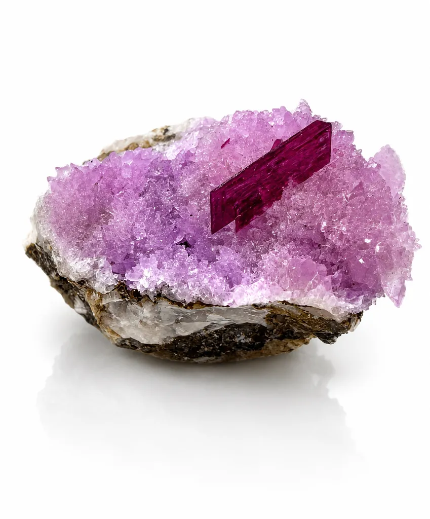 Erythrite from Morocco, Drâa-Tafilalet Region, Bou Azzer mining district image