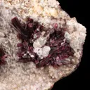 Erythrite on Calcite - image 3
