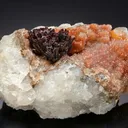 Erythrite on Quartz - image 1
