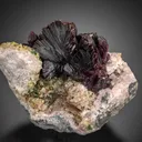 Erythrite sprays on Dolomite - image 2