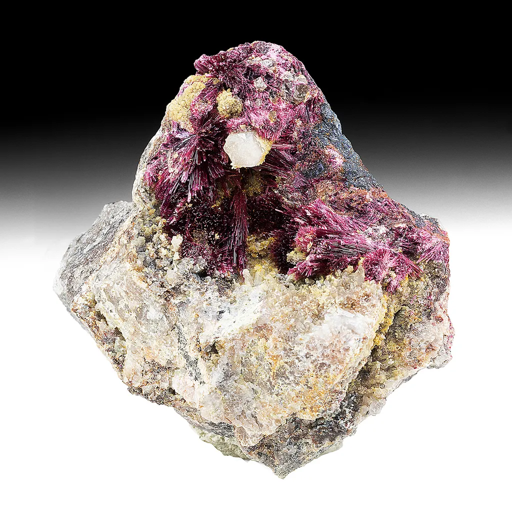 Erythrite with Quartz image