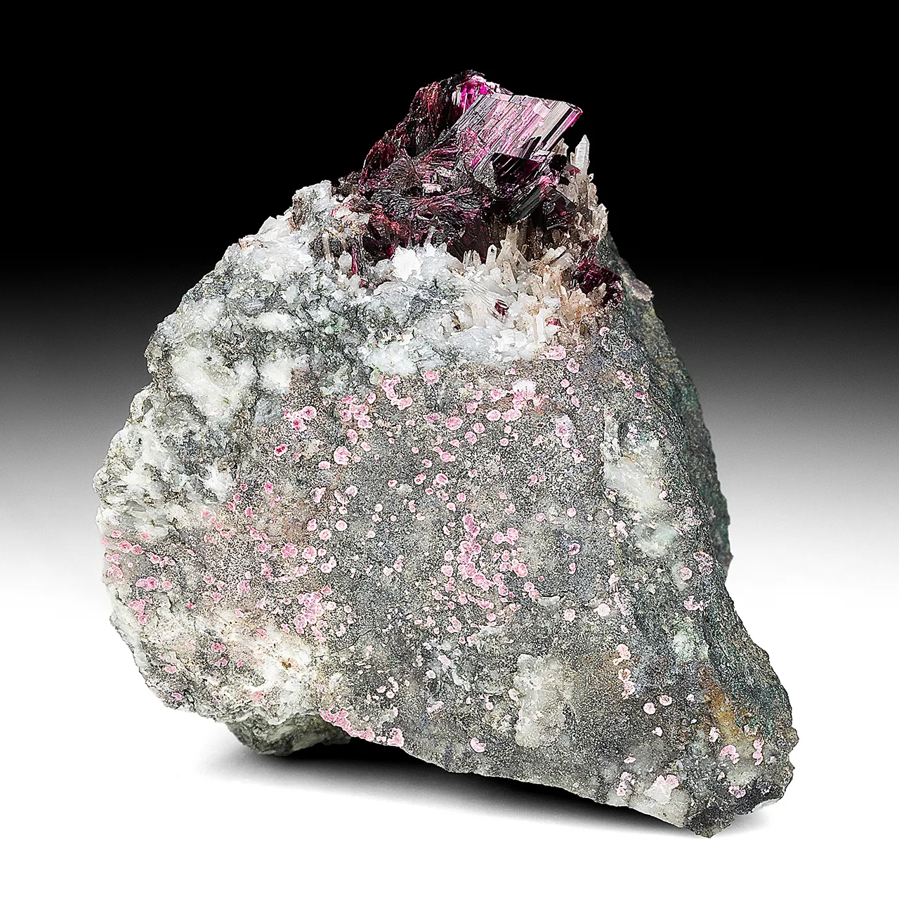 Erythrite with Quartz - image 1