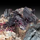 Erythrite with Roselite, Skutterudite - image 1