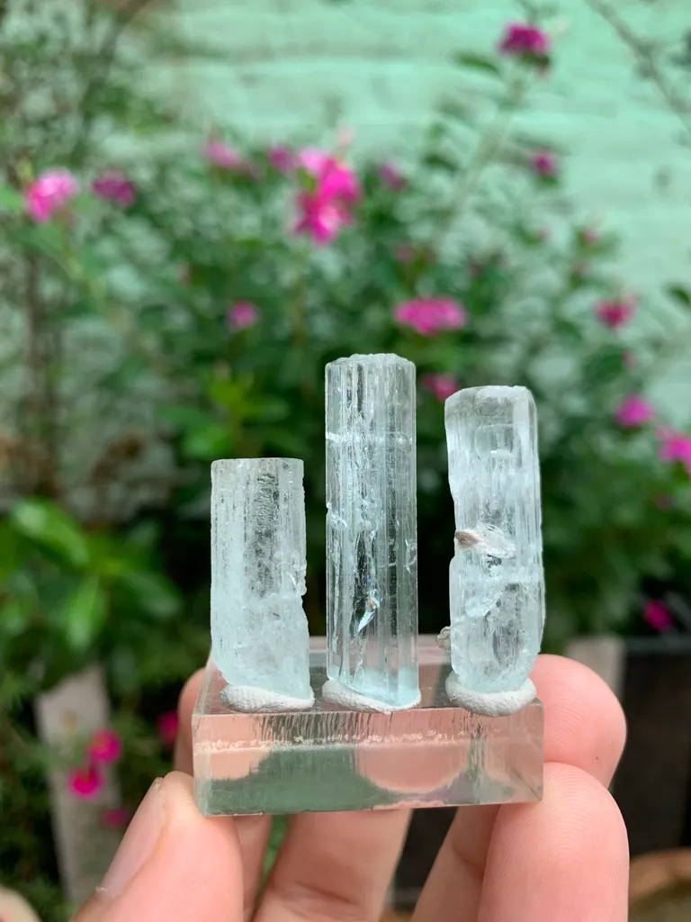 Etched Aquamarine from Pakistan - image 4