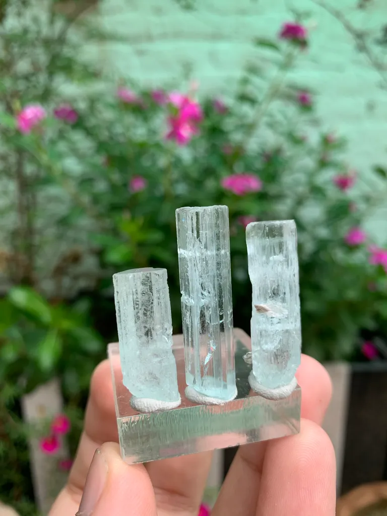 Etched Aquamarine from Pakistan image