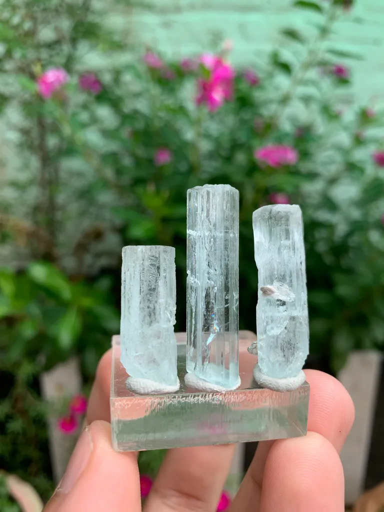 Etched Aquamarine from Pakistan - image 3