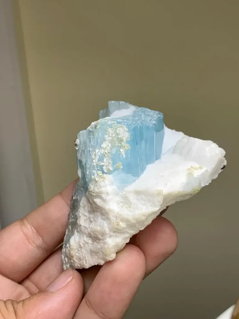 Etched Aquamarine from Pakistan - image 3