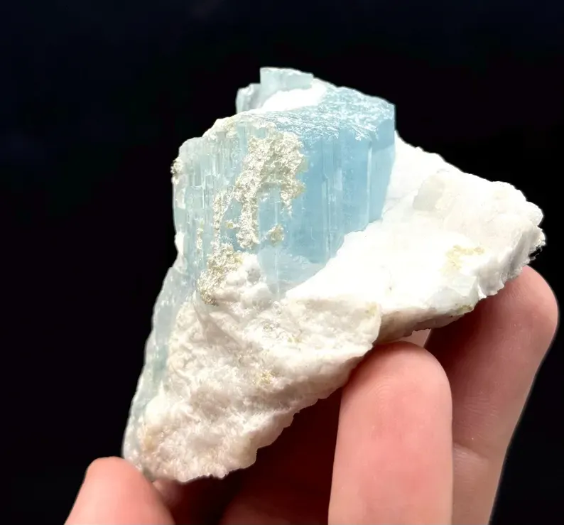 Etched Aquamarine from Pakistan image