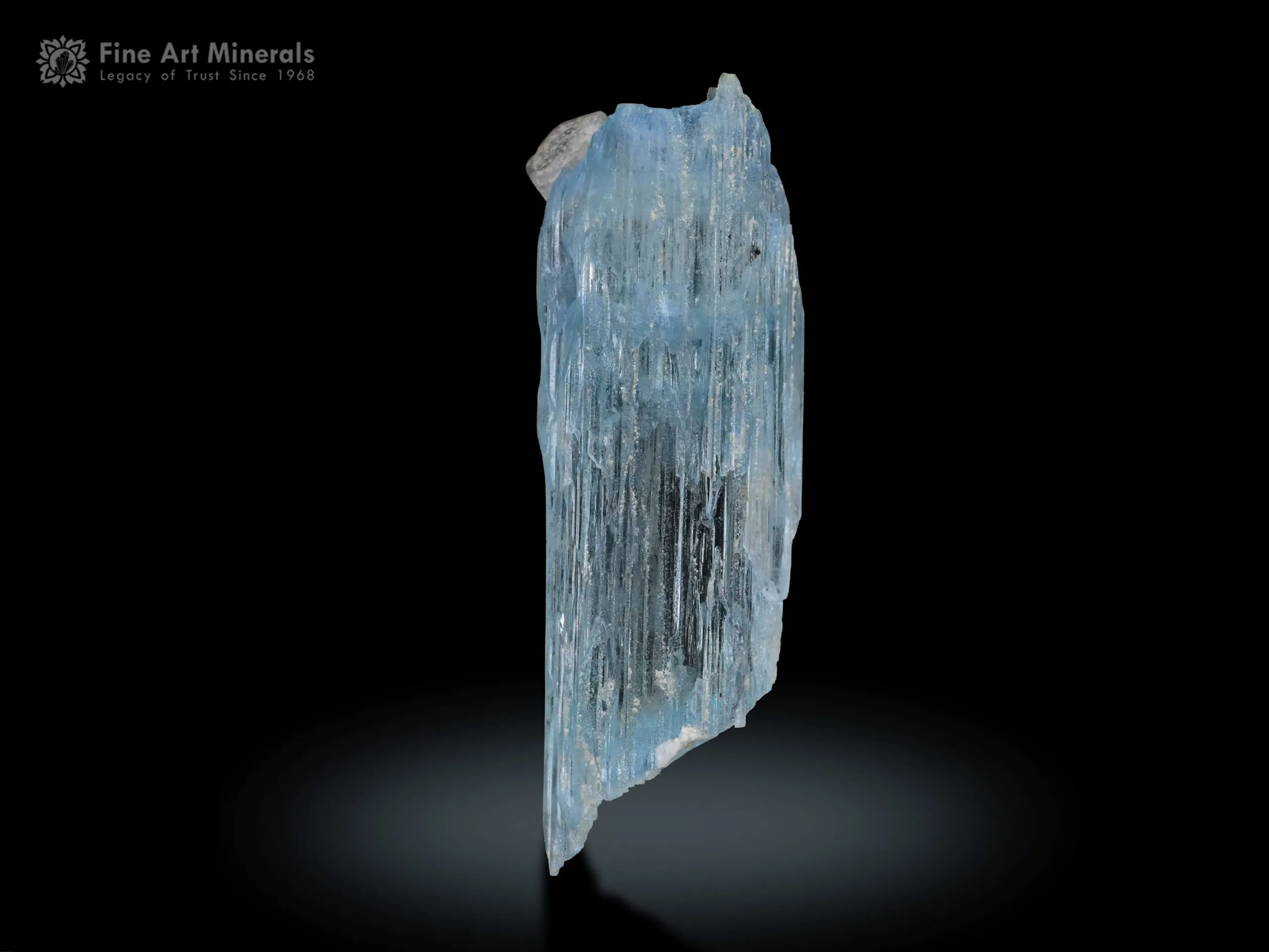 Etched Aquamarine with Apatite from Shigar Pakistan - image 2