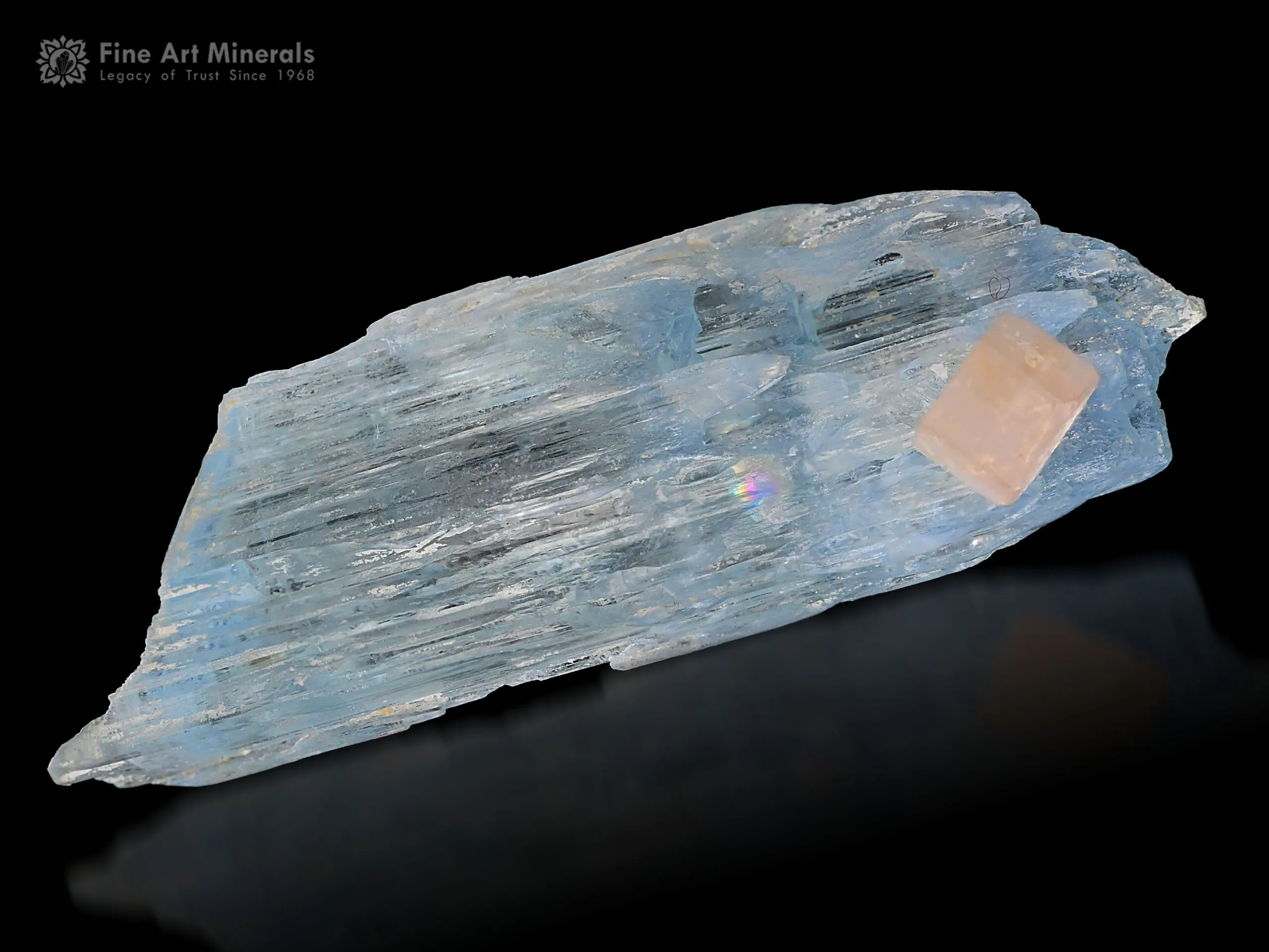 Etched Aquamarine with Apatite from Shigar Pakistan - image 4