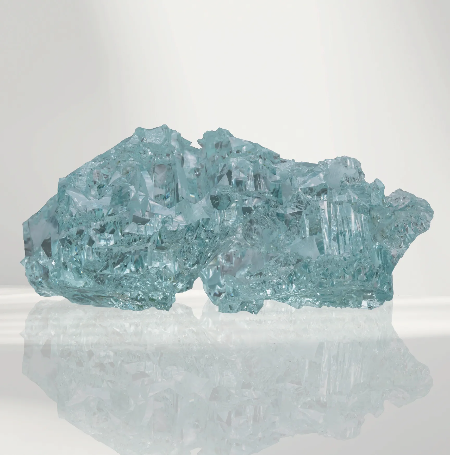 "Etched" Beryl from Brazil, Minas Gerais, Pedra Azul pegmatite district - image 1