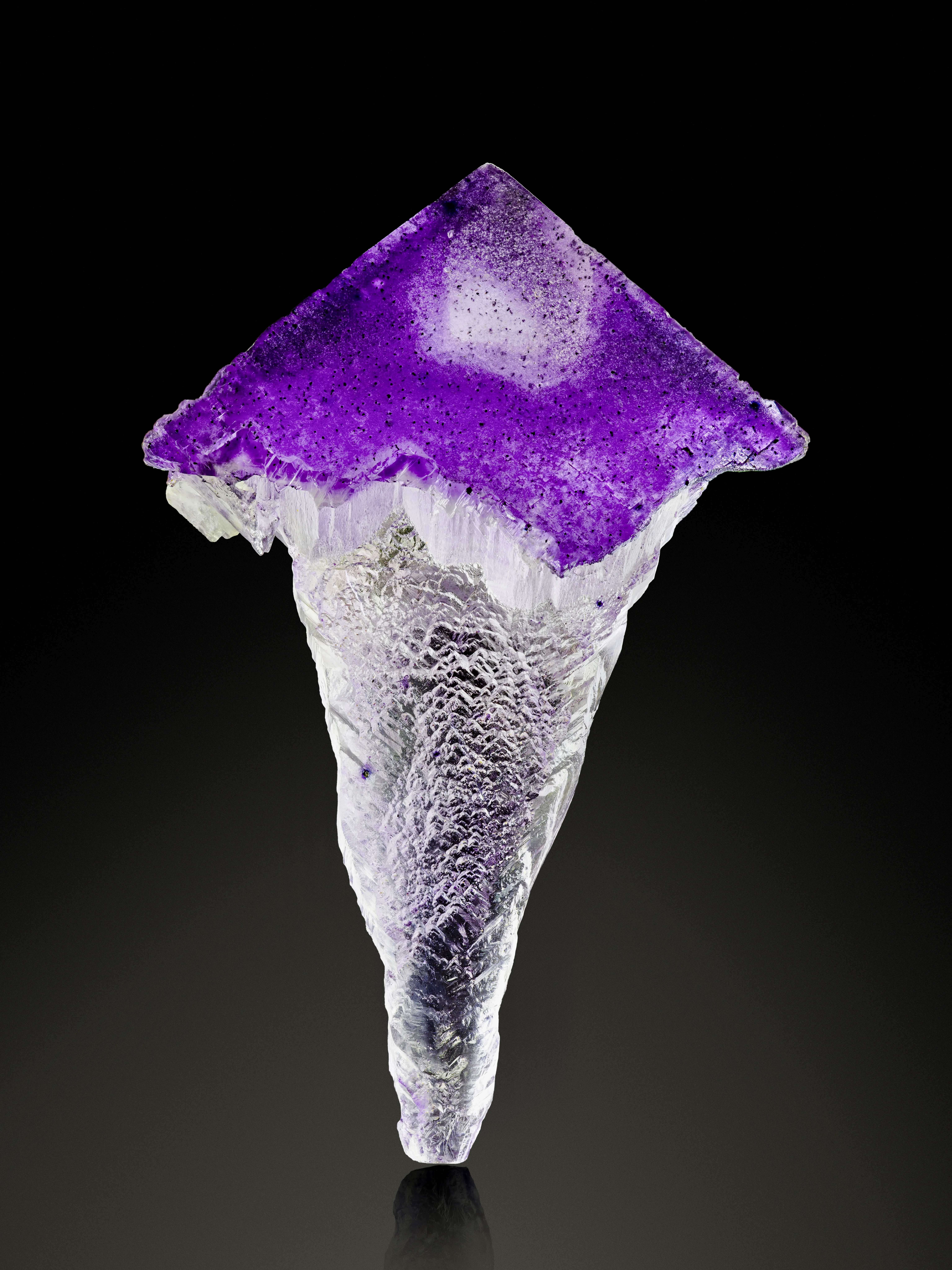 Etched Fluorite from USA, Tennessee, Elmwood Mine - image 1