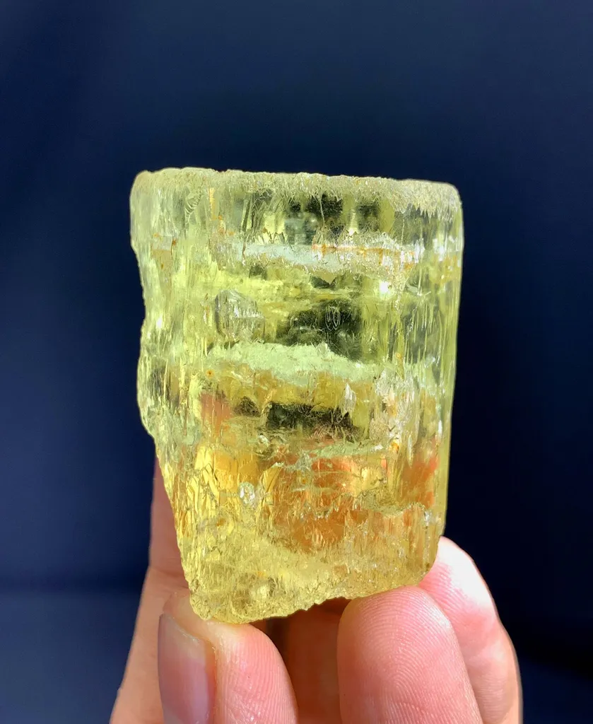 Etched Gemmy Heliodor Var Beryl Crystal from Pakistan - image 5