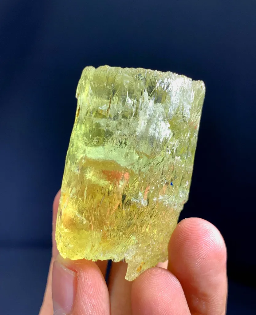 Etched Gemmy Heliodor Var Beryl Crystal from Pakistan - image 8