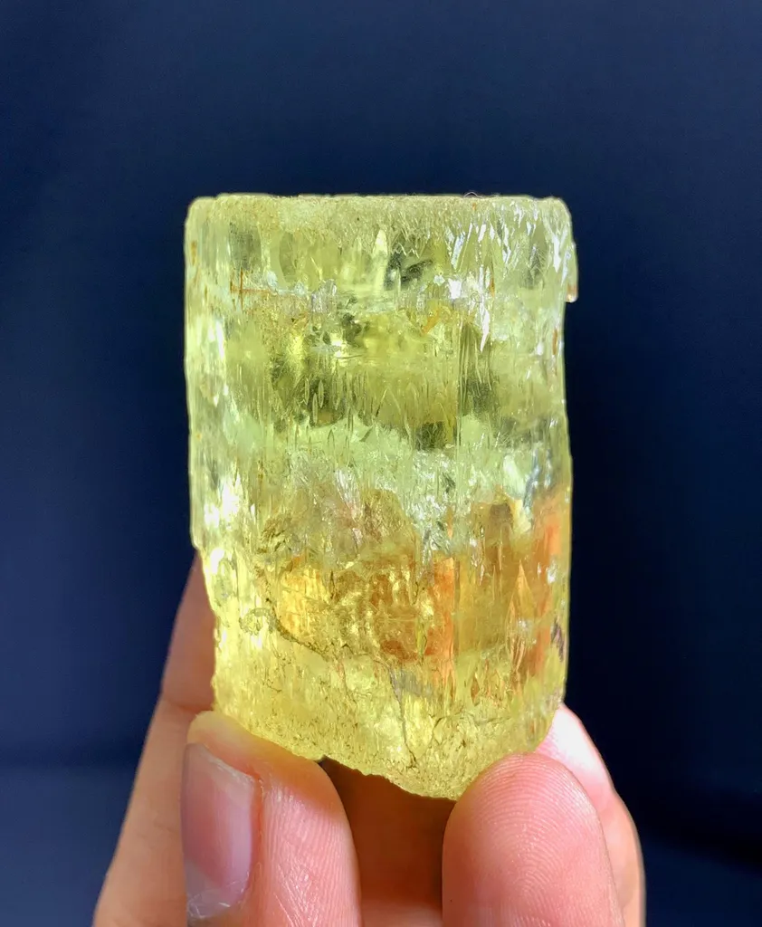 Etched Gemmy Heliodor Var Beryl Crystal from Pakistan - image 6
