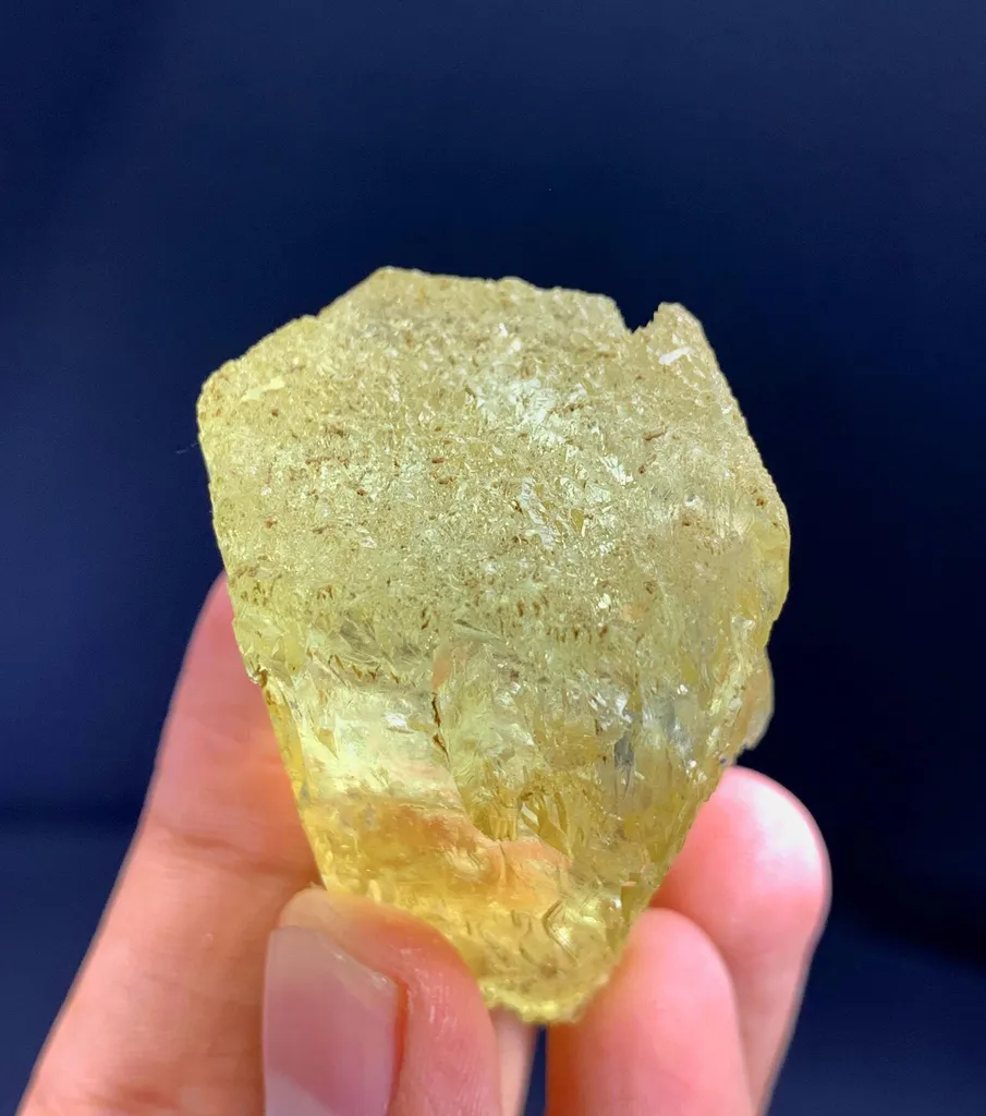 Etched Gemmy Heliodor Var Beryl Crystal from Pakistan - image 7