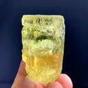 Etched Gemmy Heliodor Var Beryl Crystal from Pakistan - image 4