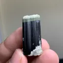 Etched Green Cap Tourmaline Crystal from Afghanistan - image 4