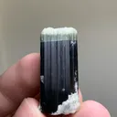 Etched Green Cap Tourmaline Crystal from Afghanistan - image 1