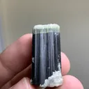 Etched Green Cap Tourmaline Crystal from Afghanistan - image 3